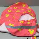 NACOCO Large Dog Raincoat Adjustable - Pet Rubber Ducks Yellow Water Proof Clothes Lightweight Rain Jacket Poncho Hoodies with Strip Reflective Pink (Pink XL, Yellow Duck)