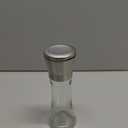 Salt and Pepper Grinder Tall Size - Black Pepper,Herb Shakers Mill Refillable Manual - Stainless Steel Lid - Adjustable Coarseness - Glass Material- Fits in Home,Kitchen,Barbecue (color AA)