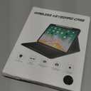 Keyboard Case for iPad 9.7 6th 2018/5th gen 2017/ Air 2-7 Color Backlit Detachable Wireless Keyboard - 360 Rotatable Magnetic Detachable Slim Folio Cover with Pencil Holder (Black)