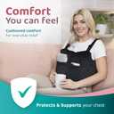 Zomaple Post Mastectomy Pillow Post Surgery Post-Op Essentials, Breast Augmentation/Reduction & Mastectomy Recovery Supplies Washable Cover for Comfort & Support