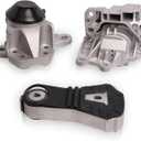 ENA Engine Motor and Trans Mount Set of 3 Compatible with Ford 2016 2017 2018 2019 Explorer 3.5L V6 Replacement for A5663HY A5734 A5812