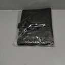 Toplive A5 Binder 6 Ring Loose Leaf Personal Planner Binder Cover Matte Black Business Portfolio Folder for Interview, Conference,6 Ring A5 Binder