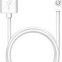 GT88 Smart Watch Charging Cable 4 Pin Magnetic Suction USB Charging Cord Compatible for Smart Watch Models: GT88, GT68, KW08, KW18, KW88, KW98, KW99, KW28, FS08, GV68 & KW06 Charger Cable