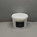 4.5kg/10 lb Pearled Candle Sand in Bulk Bucket +200 Wicks Included for Wedding Decor, Scent-Free Pearled White Wax, Non-Toxic Powder, Long-Lasting 600 Hours of Burning time, Ideal for Event Planners