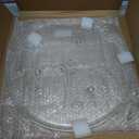 14 1/8" Microwave Turntable Glass Tray by Beaquicy - 14 1/8 INCH Microwave Plate Replacement for GE Microwave - Replaces DE74-20002B WB49X10063 DE74-20002A DE74-20002D WB39X10038 WB49X10096