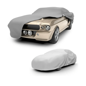 Budge Ultra Duro Car Cover, 3-Layer UV & Water Resistant Outdoor Protection, Fits Cars up to 200”, Gray, Size D-3