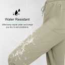 Joggers for Men with Zipper Pockets Lightweight Stretch Sweatpant for Men Athletic Pants Men Running, Exercise, Workout Khaki, XL (Beige, XL)