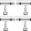 Transparent Magnet Clip 4Pcs Price Tag Holders for Retail Displays Easy to Use Magnetic Sign Clips for Supermarkets and Stores