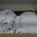 Bedsure Queen Comforter Set Prewashed Soft Bedding 3Pcs Silver Grey 90"x90"