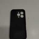 LOVE 3000 Designed for iPhone 16 Pro Case, Premium Silicone with [Soft Anti-Scratch Microfiber Lining] Shockproof Protective Phone Case for Men Women Girls 6.3", Black