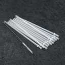ALINK 12-Pack Reusable Hard Plastic Clear Straws, 10.5 inch Long Tumbler Straws for 16 OZ 20 OZ 30 OZ Stanley, YETI, Starbucks Tumblers with Cleaning Brush