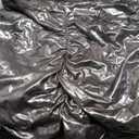 Kaei&Shi Metallic Rave Outfits, Sparkly, One Shoulder, Club Bodycon Romper (L, Silver)