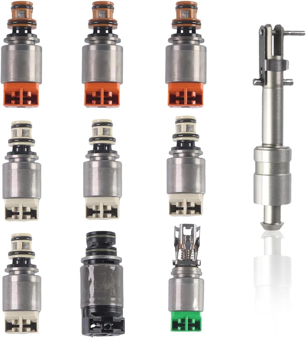10pcs Transmission Solenoid Valve Kit 1087298388 Compatible with 8HP45 8HP70 8HP90 Mechatronics 8speed Refurbished Parts