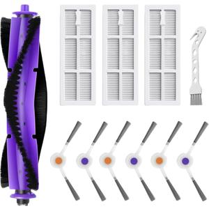 Replacement Kit Compatible with Narwal Freo Robot Vacuum | 1 Roller Brush, 3 HEPA Filters, 6 Side Brushes | Durable Accessories for Enhanced Cleaning Performance