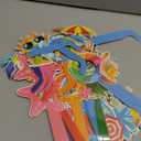 Vinsot 32 Pack Beach Pool Party Eyeglasses Decor Summer Luau Paper Glasses Bulk Hawaiian Sunglasses Frame Tropical Pool Props Photo Booth Props for Summer Beach Luau Party Favor Birthday Decor