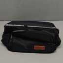 Lunch Box For Men/Women,Large Double-layer Insulated Expandable Reusable Leakproof Cooler Bags For Adults,Lunch Bag With Adjustable Shoulder Strap For Office Travel PicnicBlack (16L)