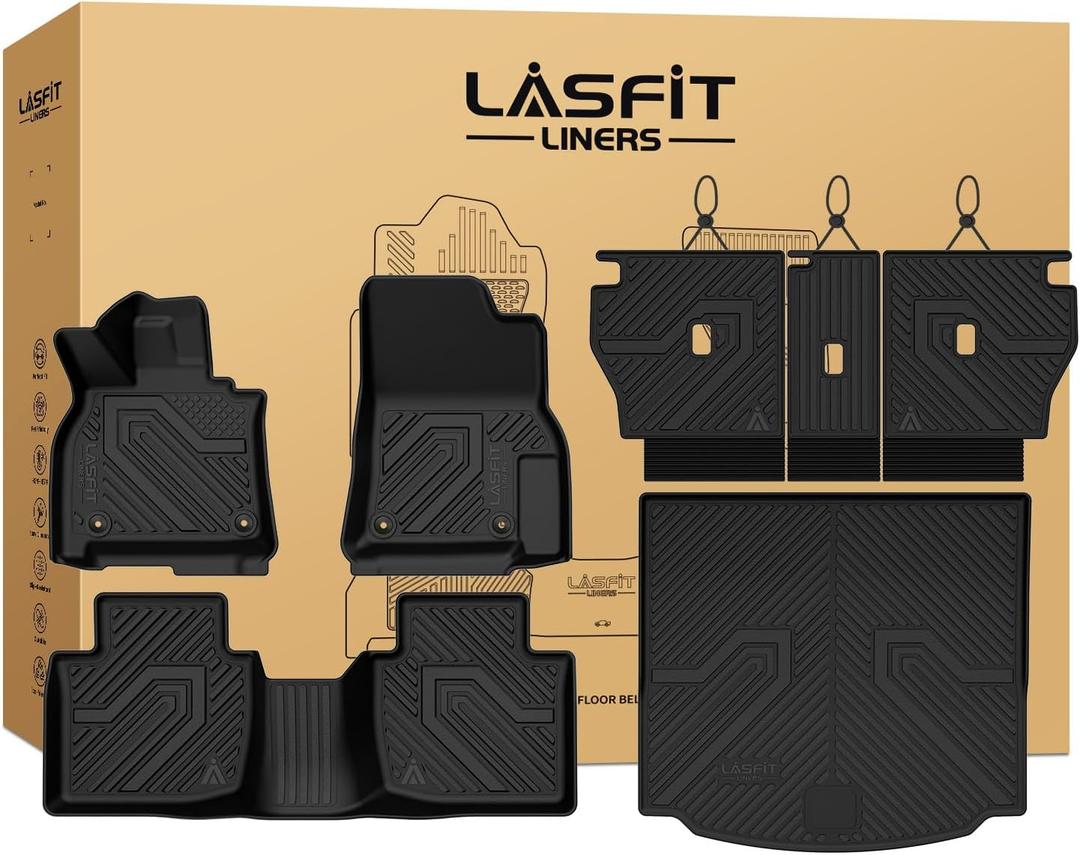 LASFIT Floor Mats & Backrest Mats & Trunk Mat for Mazda CX-5 2026
