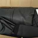 Skechers Car Seat Covers,Piping Luxury Faux Seat Covers,Waterproof Anti Slip Car Seat Protector Full Set,Car Accessories Airbag Universal Fit for Most Cars,Vans,Trucks,SUV,Black
