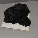 YANIBEST Adjustable Satin Bonnet for Sleeping Women Double Layer Hair Wrap Reduce Friction Prevent Frizz Natural Curly Hair (Large, Black)