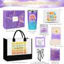 Suhctuptx Purple Gifts for Women, Birthday Gifts w/Canvas Tote Bag