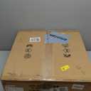 Caged Ceiling Fan with Lights, Flush Mount 20" Boho Ceiling Fans with Lights Remote Control, Low Profile Fabric Bladeless with 6 Speeds for Bedroom, Nursery, Kitchen (White)