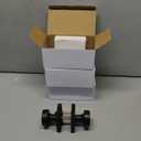 Goldenwarm Privacy Black Door Knobs Interior, Zinc-Alloy Heavy Duty Matte Black Door Knobs Bedroom, Contemporary Interior Door Knob Privacy (3 Pack)