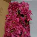 6PCS Silk Bougainvillea Artificial Flowers, UV Resistant, 36 Branches, Long Stems Faux Flower, Realistic Fake Bougainvillea Vines, for Wedding Porch Home Party Garden DIY Decor - 38 inch (Fuchsia)