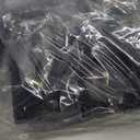 TURSTIN 8 Pack 5.7 Inch Furniture Legs Plastic Sofa Couch Legs Square Tapered Feet Sofa Legs with M8 T-Nuts Screws for Legs Sofas Chairs Cabinets Dressers Beds, Black