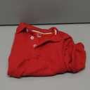 French Toast Boys Pique Polo School Uniform Shirt with Long Sleeves for Boys and Girls (3T, Red)