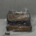 Coffee Syrup Organizer Rack, 2-Tier Coffee Bar Accessories, Bottle Holder Stand with K Cup Storage Drawer for Coffee bar, Wine Rack, Storage Shelves for Syrup. (Rustic Brown)