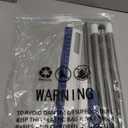 Multifunction Magic Air Broom, Silicone Broom with 56" Long Handle, 4 in 1 Rubber Squeegee Sweeper for Floor Bathroom Kitchen Shower Tile Pet Hair Fur Marble Glass Water Window Foam Cleaning (Blue)