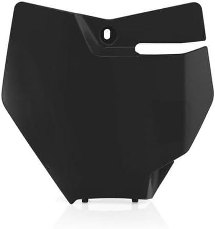 Acerbis Front Number Plate Black Compatible with KTM 85 SX 2018-2024/Compatible with GasGas MC 85 2021-2024-2685950001