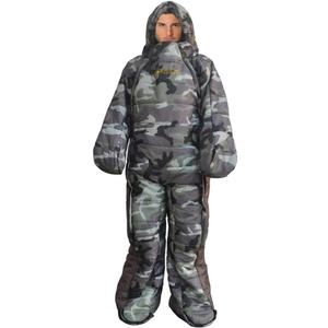 Gaorui Humanoid Outdoor Camping Winter Indoor Portable Ultralight Warm Adult Windproof Sleeping Bag (Medium, camouflage)