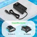 16.8V Charger for Aiper Scuba S1 Robotic Pool Vacuum Cleaner, Compatible with Aiper Scuba S1 E1 14.4V Li-ion Battery Cordless Pool Cleaner Replacement Parts