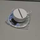 rysnwsu Moving Sand Art Picture Round Glass 3D Deep Sea Sandscape in Motion Display Flowing Sand Frame, Children's Large Desktop Art Toys, Home & Office Desktop Decorations (Blue, RC-Crotrol)