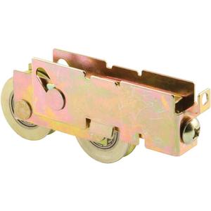 Prime-Line D 1845 1-1/4 In. Steel, Sliding Door Tandem Roller Assembly with F-Tab (Single Pack)