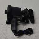 AGPTEK Electric Air Pump,Portable Air Pump with 3 Nozzles, 4.5kPa Quick-Fill,110V AC/12V DC Inflator/Deflator Pumps for Outdoor Camping, Inflatable Air Mattress Beds, Boats, Swimming Ring