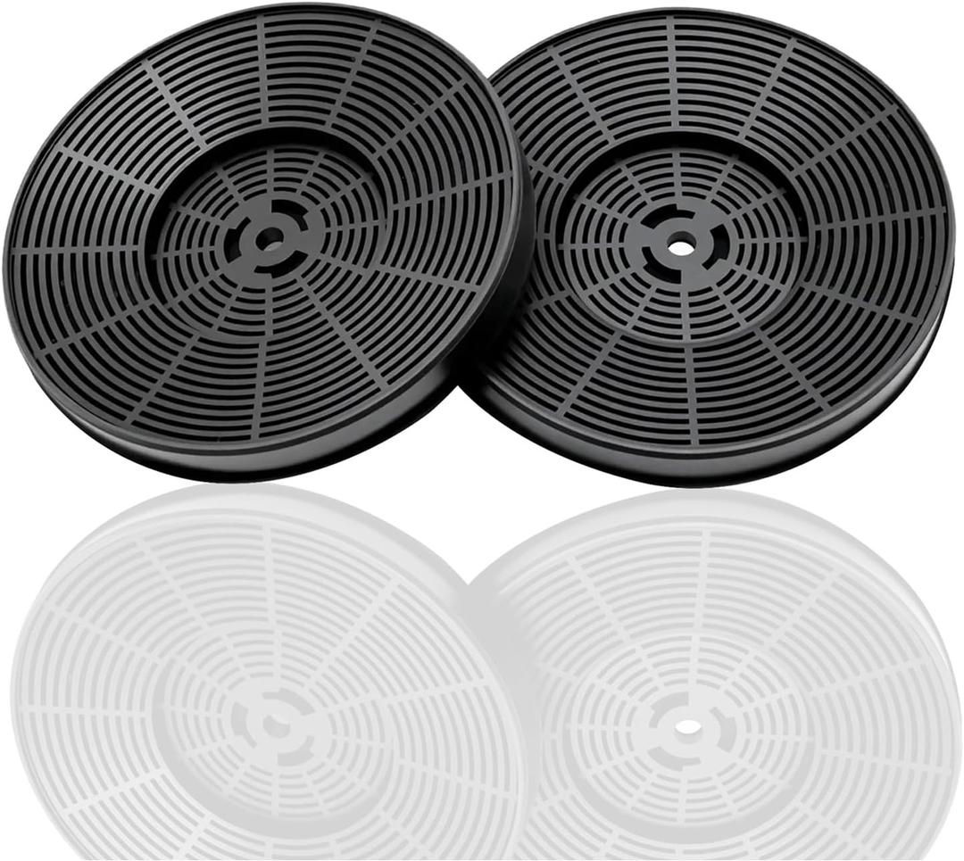2PCS Carbon Charcoal Filters Fit for Winflo 30 In. Convertible Under Cabinet Ductless Stainless Steel Glass Island Range Hood Replace for WRHF004S2