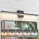 Epinl Black LED Vanity Light for Bathroom, 5CCT 32 inch Dimmable Bathroom Light Fixture Over Mirror, Modern Vanity Lighting Bar, Bath Wall Light for Bathroom Bedroom, ETL Certificated