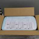 Basics LeakProof Dog and Puppy Potty Training Pee Pads with QuickDry 5Layer Super Absorbent Design, Regular Size 22 x 22 inch, Blue & White, 100 Count