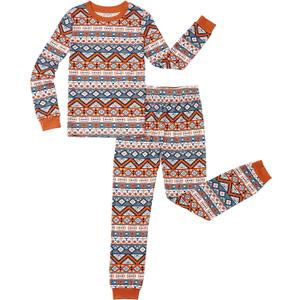 PATPAT Toddler & Kids Pajama Sets with Bamboo Viscose, Snug Fit Pjs for Girls, All-Season Comfort Sleepwear, Ages 2-12 Years