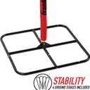 Franklin Sports Authentic Steel Football Goal Post 8.5' x 5.5' - Post for Kids - Football Goal Post Set - Kicking Field Goals - Youth Football Set - Portable Football Goal Post