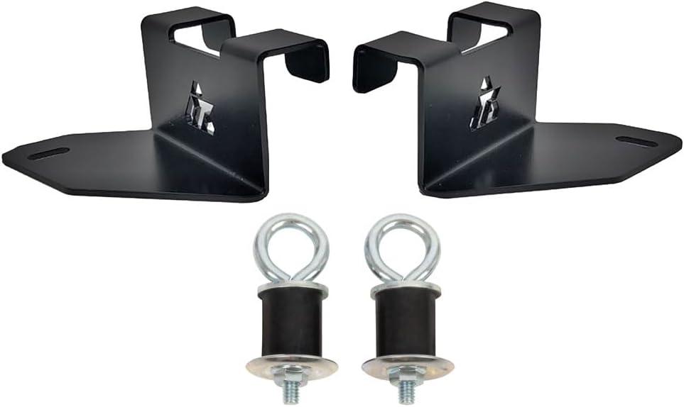 Tusk Cooler Mount Brackets Compatible with 26 Quart Ozark Cooler Black Powder Coated Compatible with Polaris RZR Pro XP/Pro XP4 2020-2026/RZR Turbo R/R4 2022-2024/RZR Pro S/S4 2025-2026