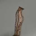 MOFREE Beaded Bracelet Apple Watch Band for Women 38mm 40mm 41mm 42mm, Elastic Stretch Women Strap Bands Compatible with iWatch Series 11/10/9/8/7/SE/6/5/4/3/2/1, Rose Gold for 5.3''-6.2'' Wrists