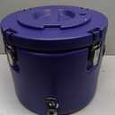 5 Gallon Insulated Beverage Cooler: 5 Gallon Water Dispenser - water dispenser with Stainless Steel Interior and Spout/Spigot, Portable Sports Cooler for Camping, Parties, and Outdoors