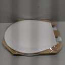 BEMIS 500EC 390 Toilet Seat with Easy Clean & Change Hinges, 1 Pack Round, Cotton White