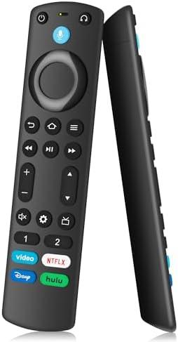 Voice Remote Control for All Fire Series - Replacement Remote for Fire Smart TV(3rd Gen) Omni QLED Cube Insignia Pioneer HD TV Stick (2nd/3rd Gen 4K Lite 4K Max)