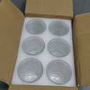 Kingrol 6 Pack SMALL 9 oz Drinking Glasses, Vintage Embossed Tumblers for Juice, Cocktails, Iced Tea