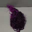 HYYLFS Claw Clip in Ponytail Extension 30 Inch Long Wave Curly Pony Tail Hair Extensions for Women fluffy Natural Looking Synthetic Hairpiece for Daily Use(Omber Purple, 30Inch)