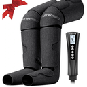 UMARMUNG Air Compression Leg Massager with Heat - Pain Relief & Circulation Booster for Foot, Leg, and Knee - Gifts for Men, Women, Dad, Mom for Mother's Day, Father's Day, Birthdays, and Christmas